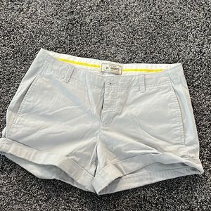 Old Navy Gray Favorite Khakis 3 1/2 inch shorts